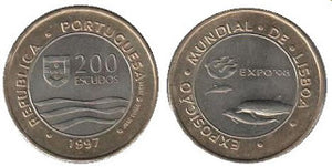 200$ Expo 98 "Golfinhos" 1997