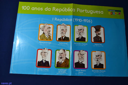 100 anos da República Portuguesa- Presidentes