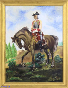Vidal - Original - Pintura "Cavaleiro Aristocrata"