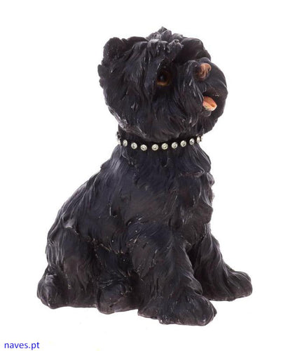 Estatueta em Resina Cão Scotish Terrier
