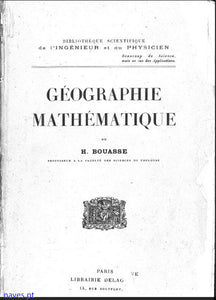 H. Bouasse-, "Géographie Mathématique"