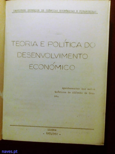 Teoria Política de Desenvolvimento Económico