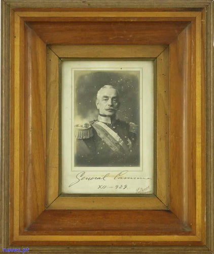 Fotografia Antiga do General Carmona (+ Medalha)