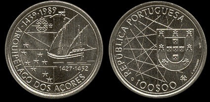 100$ Arquipélago Açores 1989